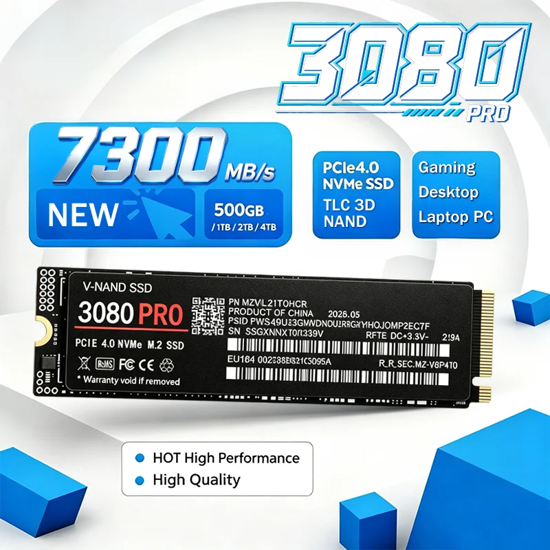 M.2 Nvme 4Tb Pcie 4.0 Ssd - NUEVO SSD M.2 NVMe 3080PRO PCIe