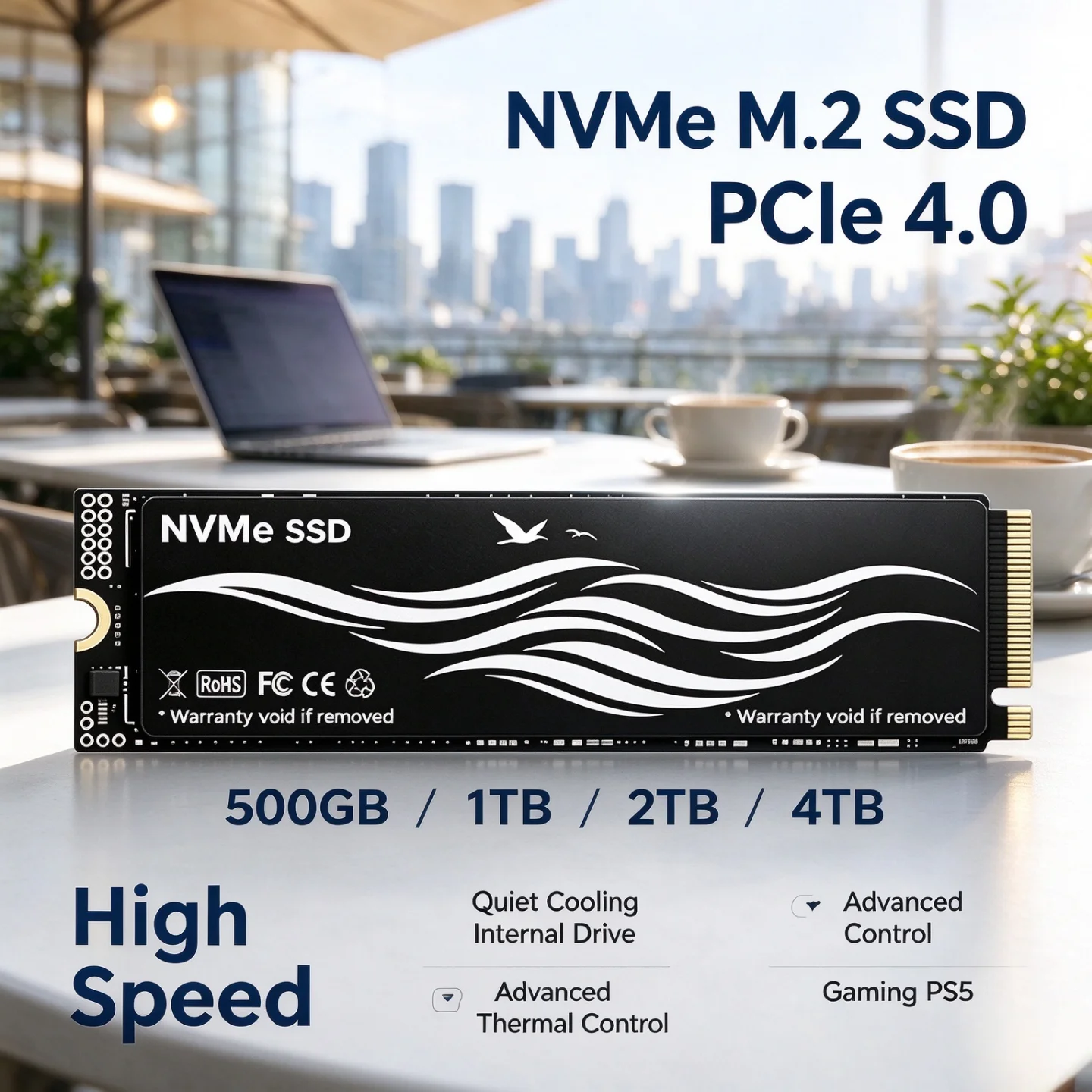 M.2 Nvme 4Tb Pcie 4.0 Ssd - Unidad interna NVMe M.2 SSD PCIe
