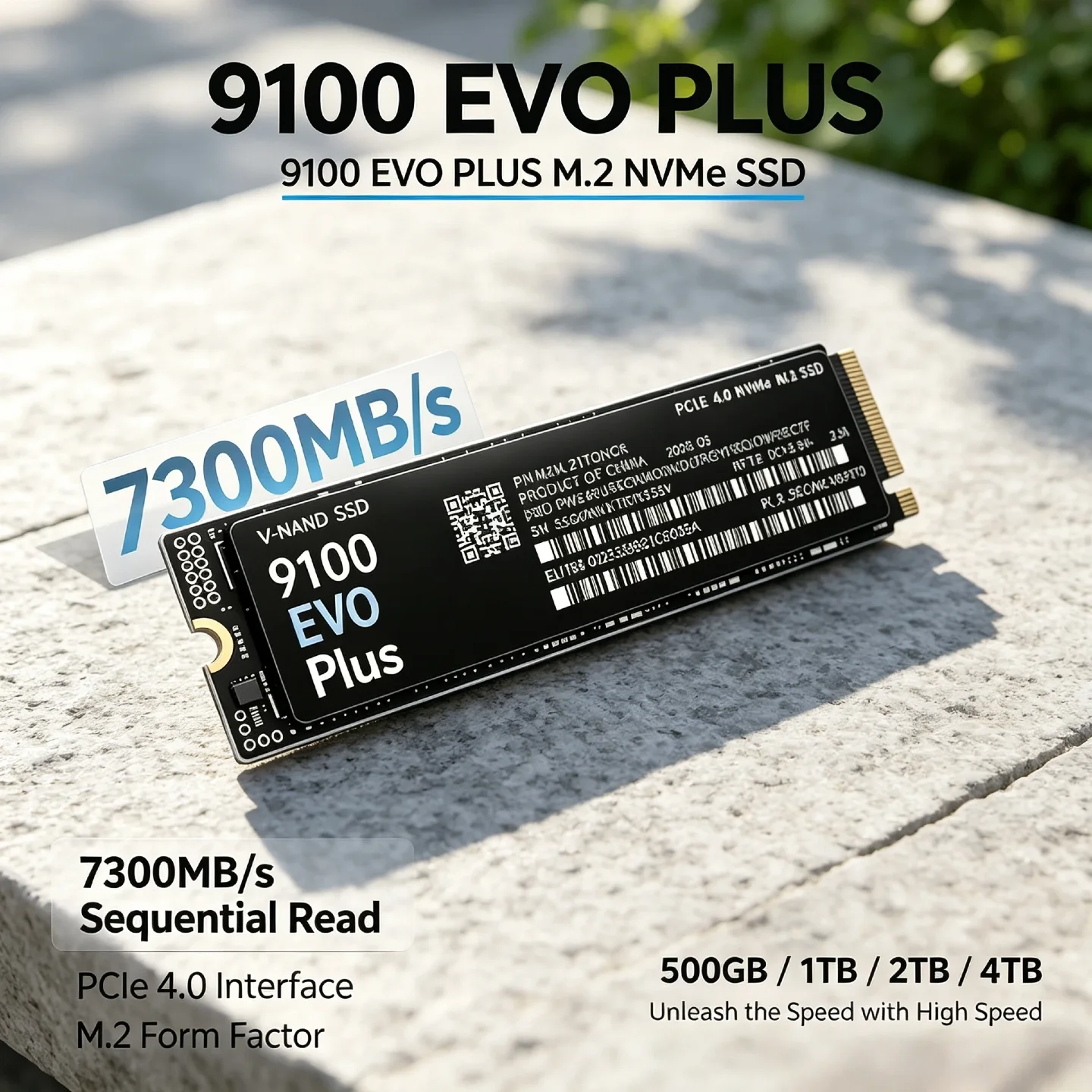 M.2 Nvme 4Tb Pcie 4.0 Ssd - 9100 EVO PLUS M.2 NVMe SSD:
