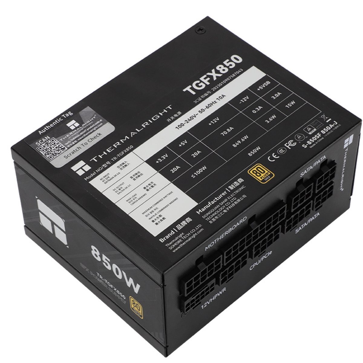 Sfx Power Supply 850W Gold - [AC18 Digital]/ Fuente de alimentación para