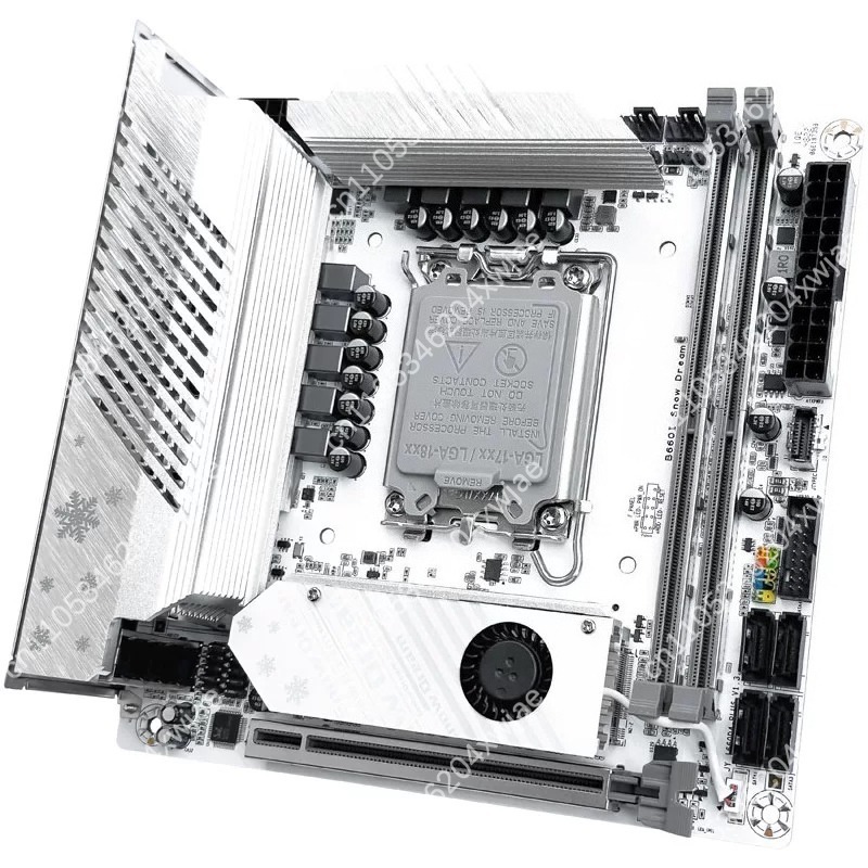 Lga 1700 Ddr5 Itx Motherboard - Placa base blanca Itx B760 Lga1700