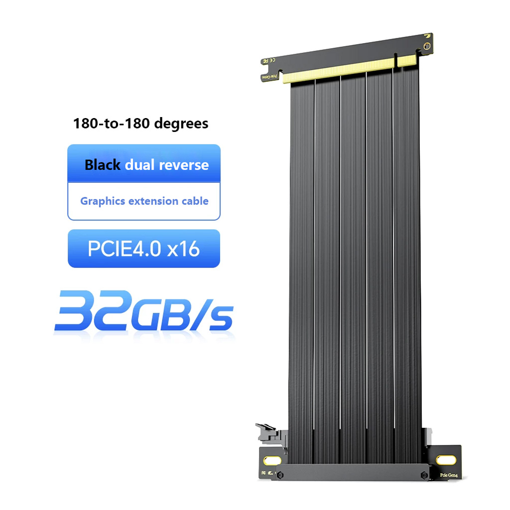 Cable elevador de extensión pa - Pcie 4.0 X16 Riser Cable 90 Degree reseña y precio
