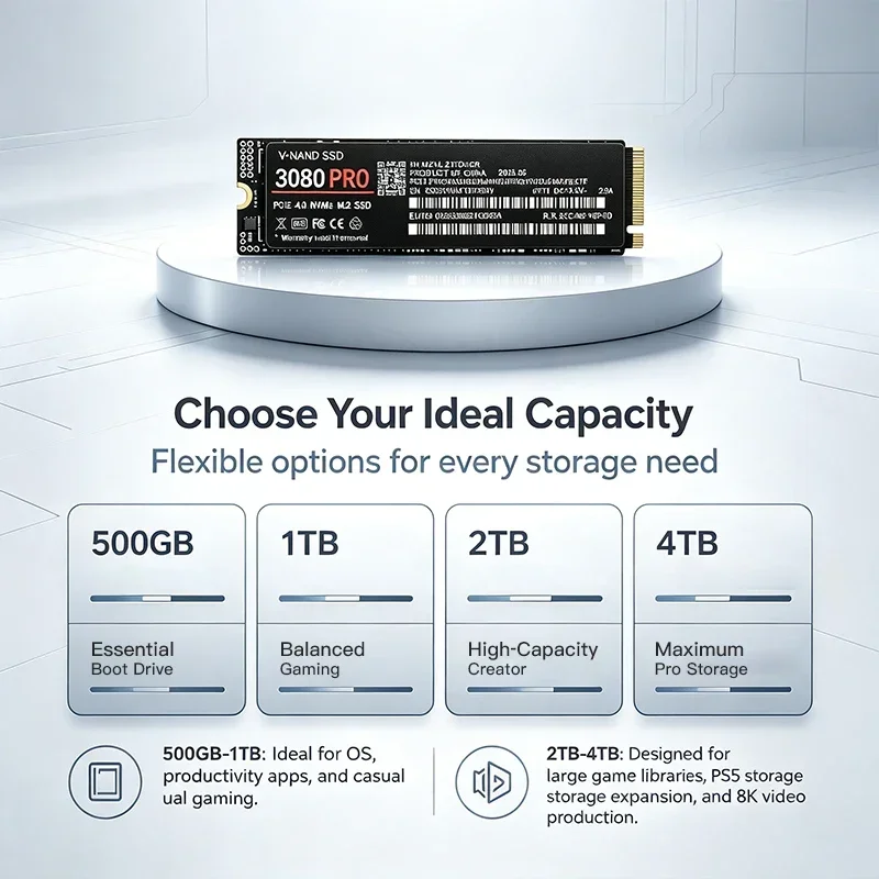 3080 PRO M.2 NVMe SSD 500GB 1T - M.2 Nvme 4Tb Pcie 4.0 Ssd reseña y precio