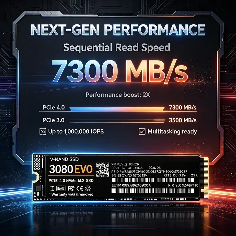 SSD 3080 EVO M.2 NVMe, unidad  - M.2 Nvme 4Tb Pcie 4.0 Ssd reseña y precio