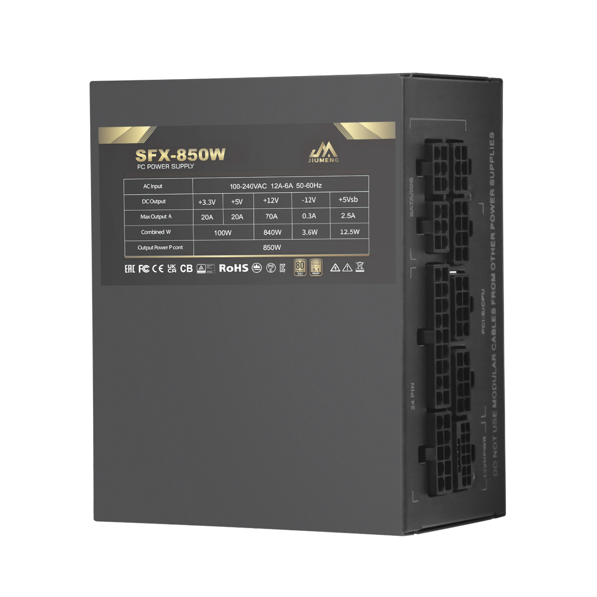 Fuente de alimentación conmuta - Sfx Power Supply 850W Gold reseña y precio