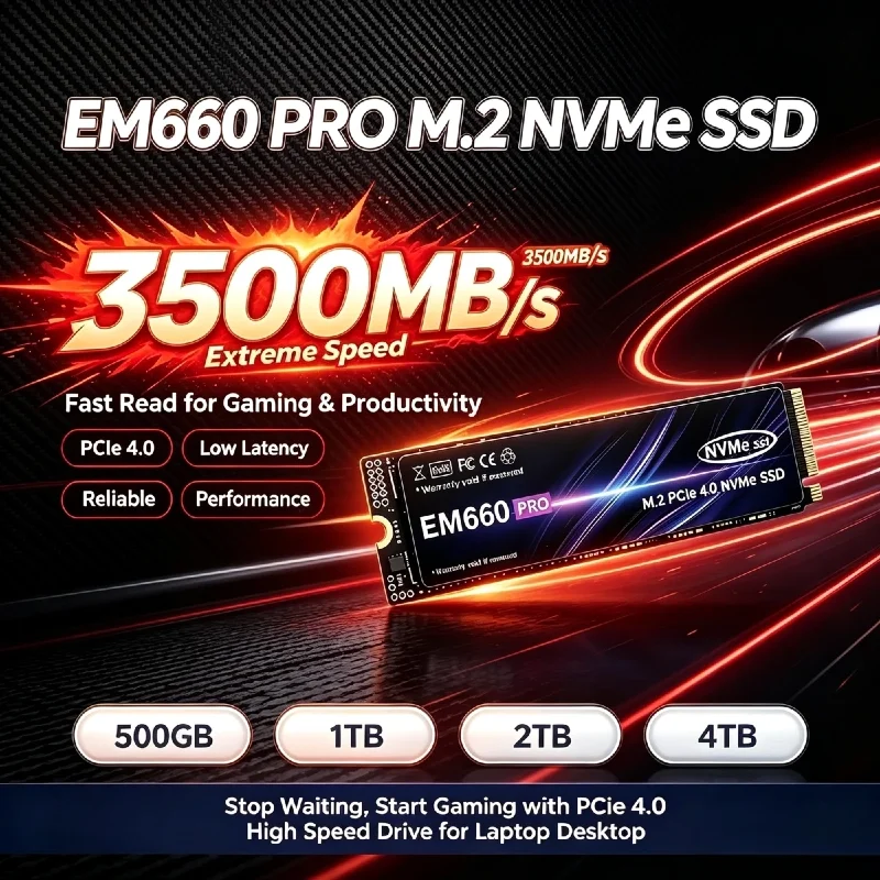 EM660 M.2 NVMe PCIe 4.0 SSD 50 - M.2 Nvme 4Tb Pcie 4.0 Ssd reseña y precio