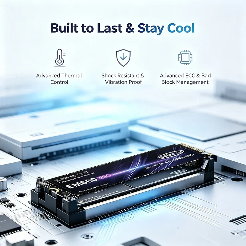 EM660 M.2 NVMe PCIe 4.0 SSD 50 - M.2 Nvme 4Tb Pcie 4.0 Ssd reseña y precio