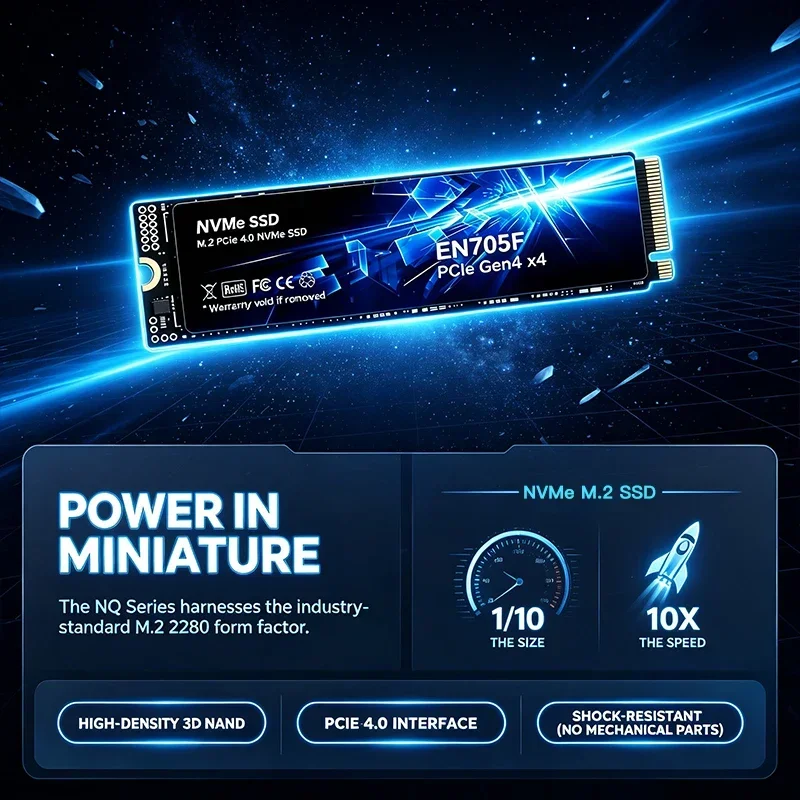 Disco Duro SSD M.2 EN705F 2TB  - M.2 Nvme 4Tb Pcie 4.0 Ssd reseña y precio