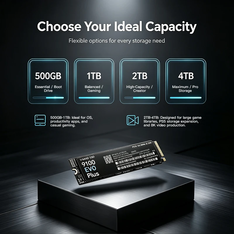 9100 EVO PLUS M.2 NVMe SSD: ca - M.2 Nvme 4Tb Pcie 4.0 Ssd reseña y precio