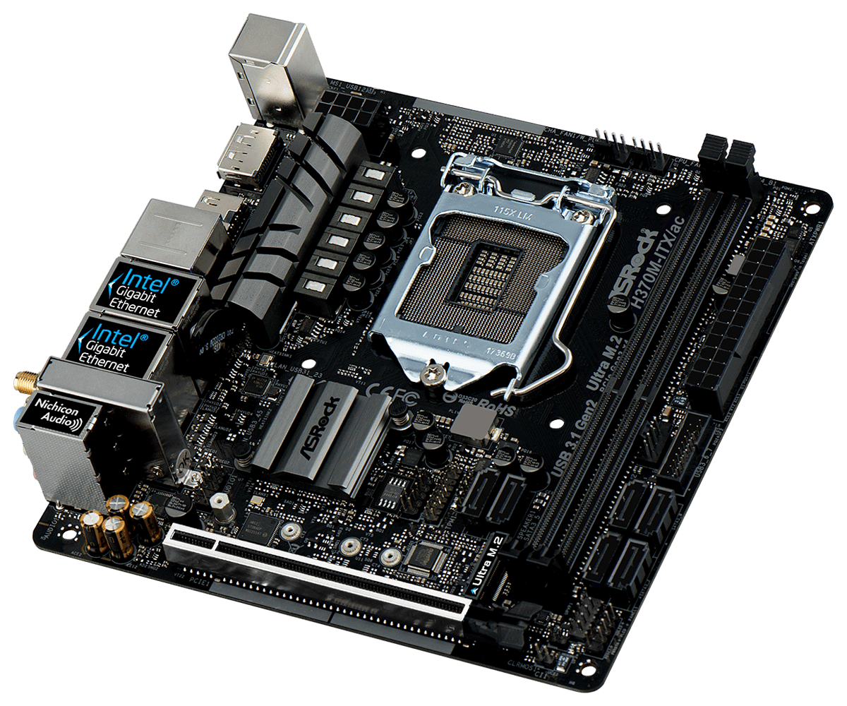 Placa base ASRock H370M-ITX/ac - B650 Itx Motherboard Wifi reseña y precio
