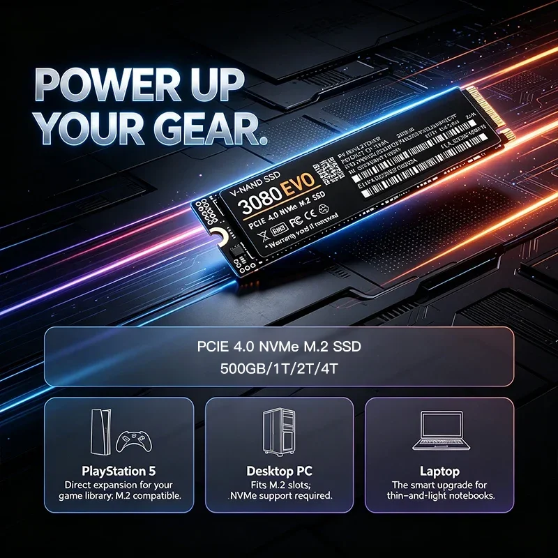 3080 EVO 1TB 2TB 4TB M.2 NVMe  - M.2 Nvme 4Tb Pcie 4.0 Ssd reseña y precio