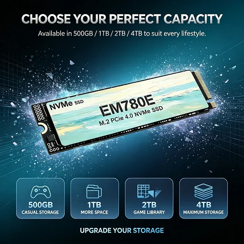 EM780E M.2 NVMe PCIe 4.0 SSD I - M.2 Nvme 4Tb Pcie 4.0 Ssd reseña y precio