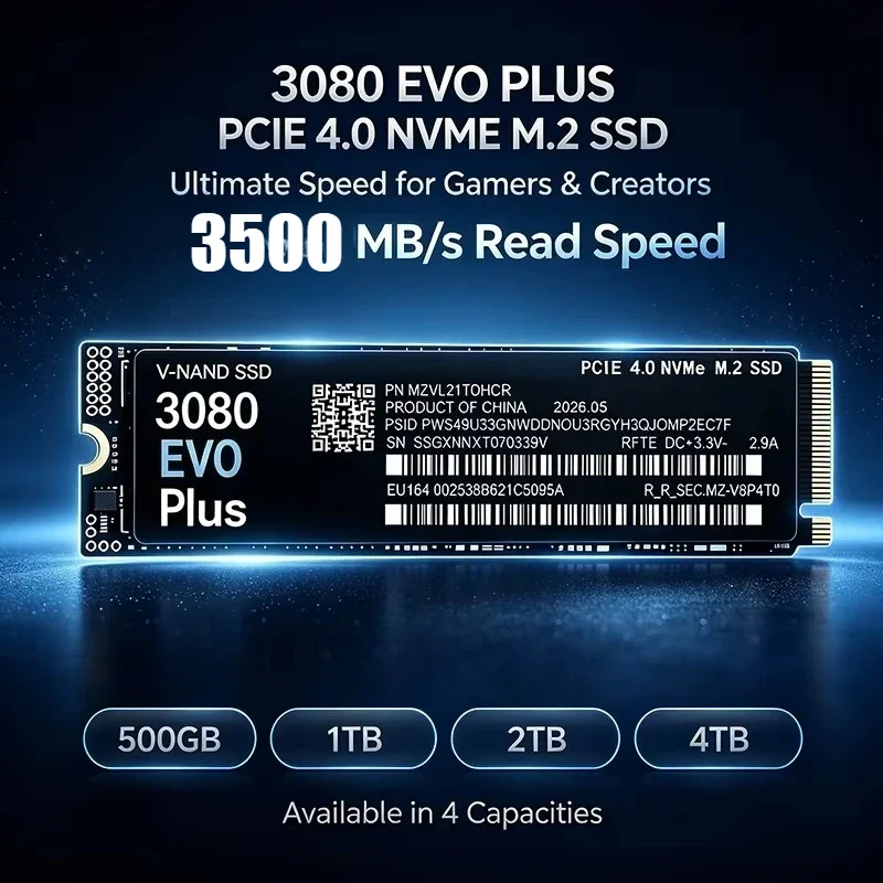 3080 EVO Plus 1TB 2TB 4TB M.2  - M.2 Nvme 4Tb Pcie 4.0 Ssd reseña y precio